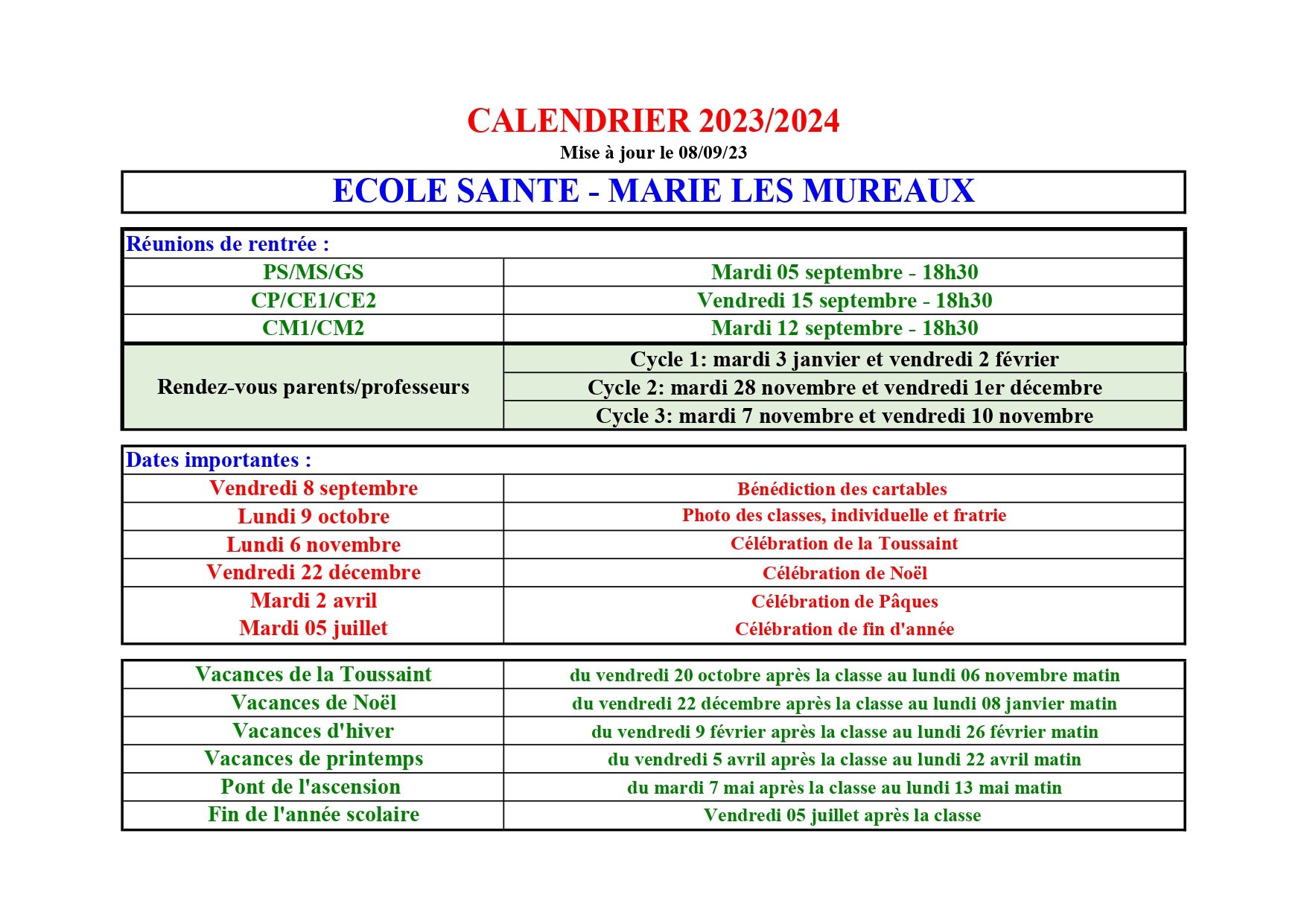 calendrier 23 24